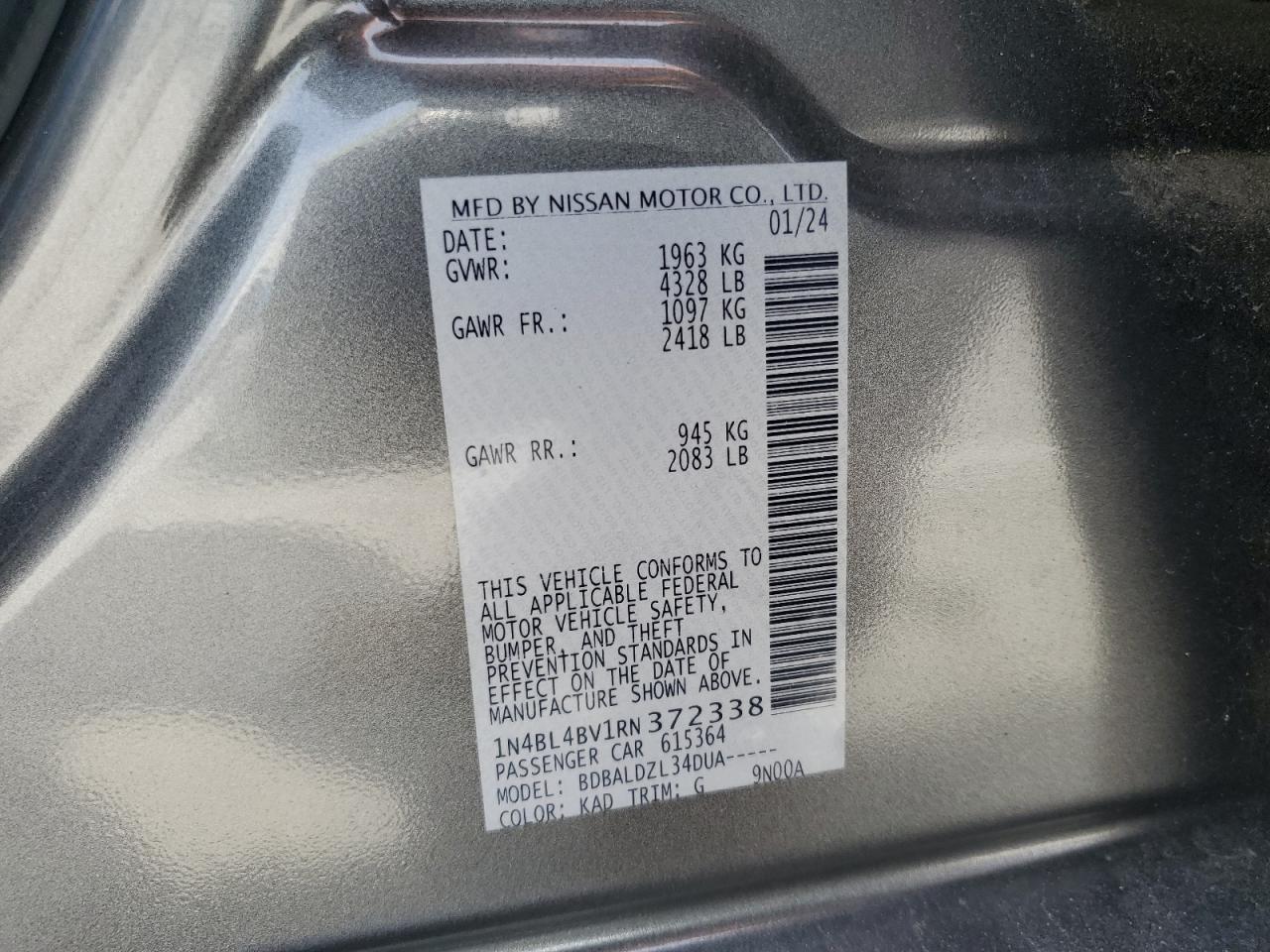 2024 Nissan Altima - Image 13