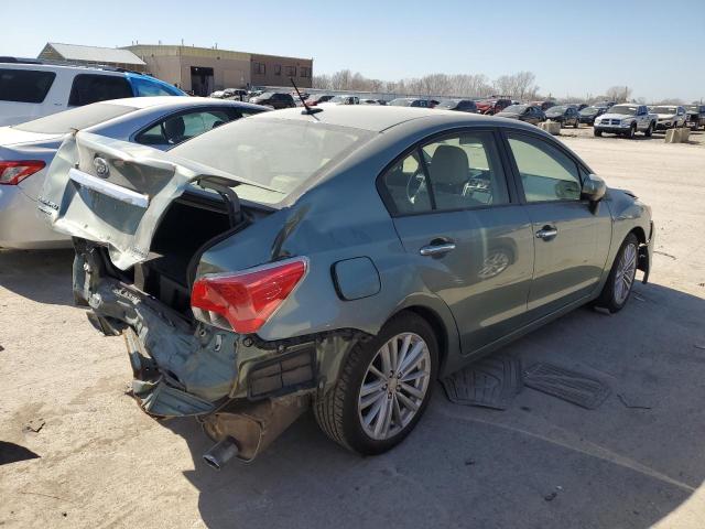 Sedans SUBARU IMPREZA 2014 Zielony