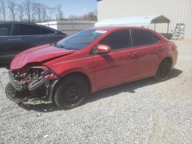  TOYOTA COROLLA 2014 Red