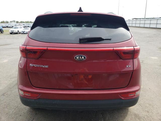  KIA SPORTAGE 2018 Красный