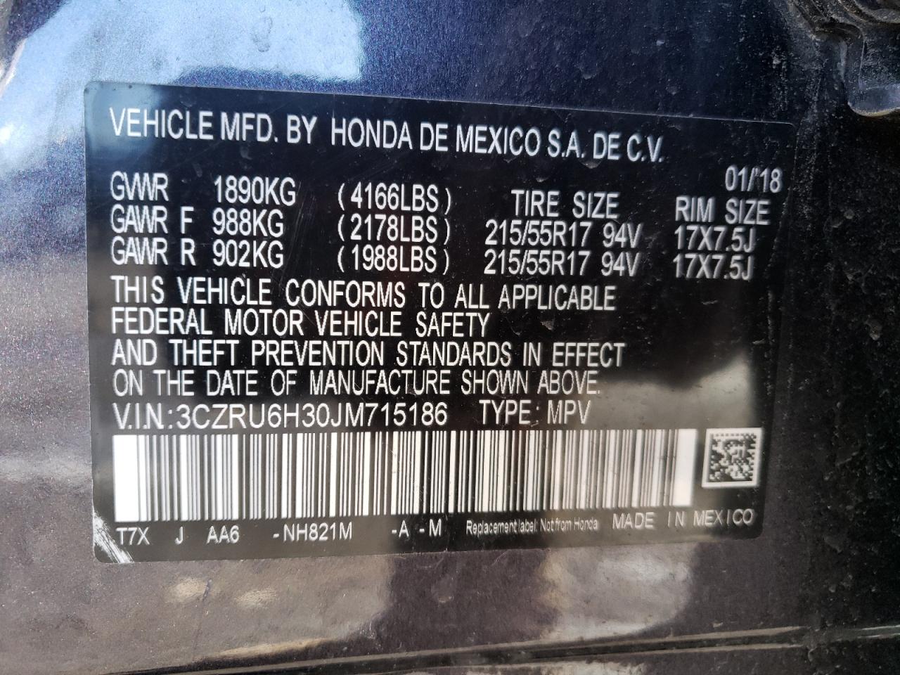 2018 Honda HR-V - Image 14