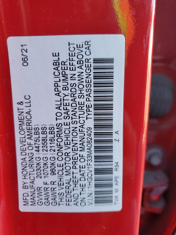 2021 Honda Accord - Image 12