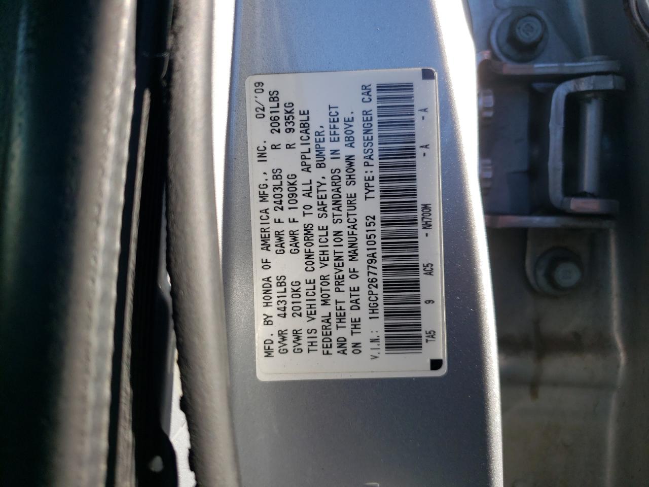 2009 Honda Accord - Image 12