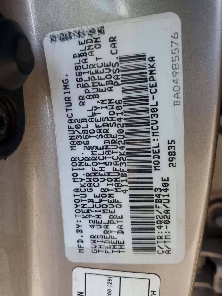 2002 Toyota Camry - Image 12