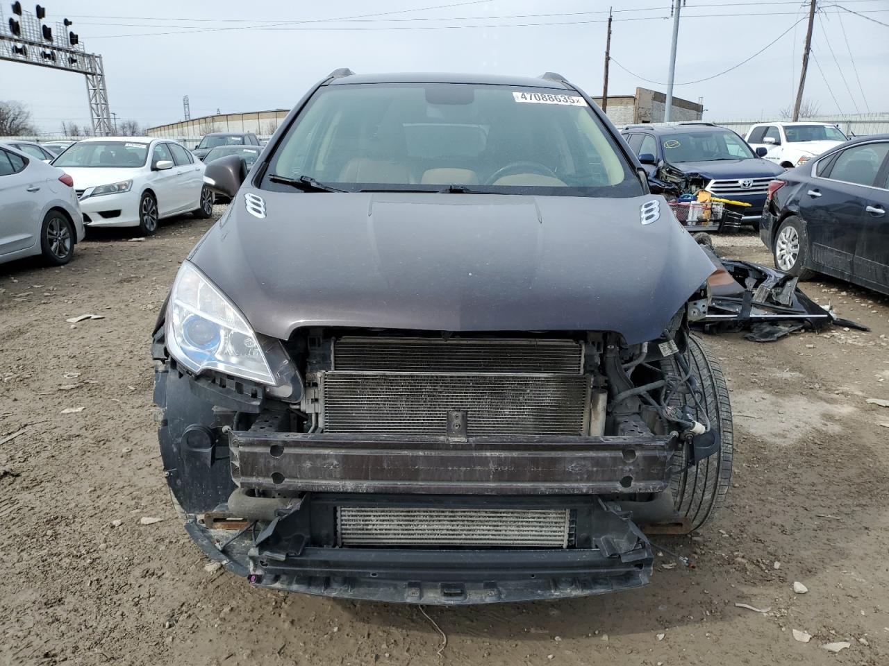 2015 BUICK ENCORE with FRONT END damage, VIN KL4CJGSB8FB264480