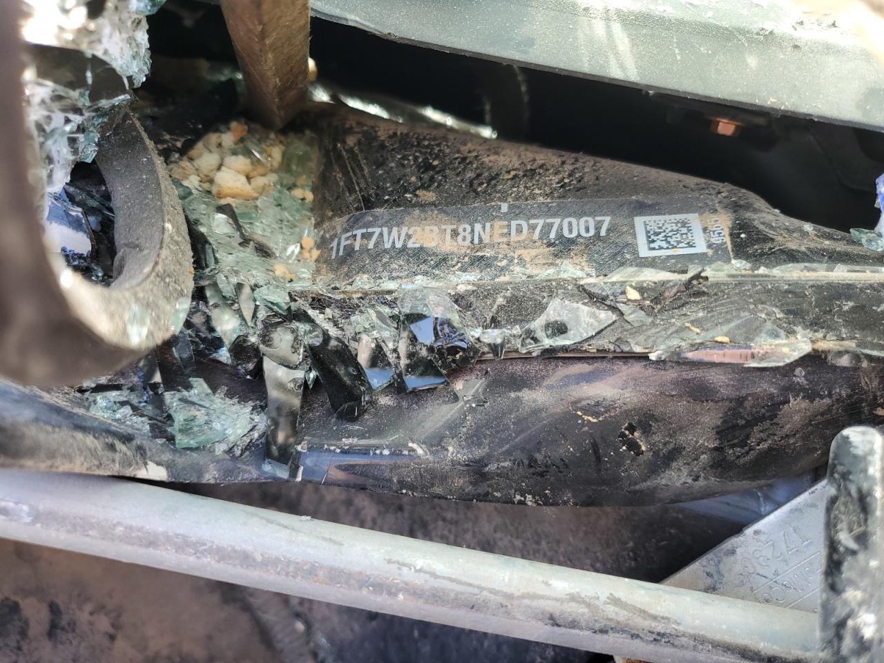 2022 Ford F250 Super Duty VIN: 1FT7W2BT8NED77007 Lot: 48163205