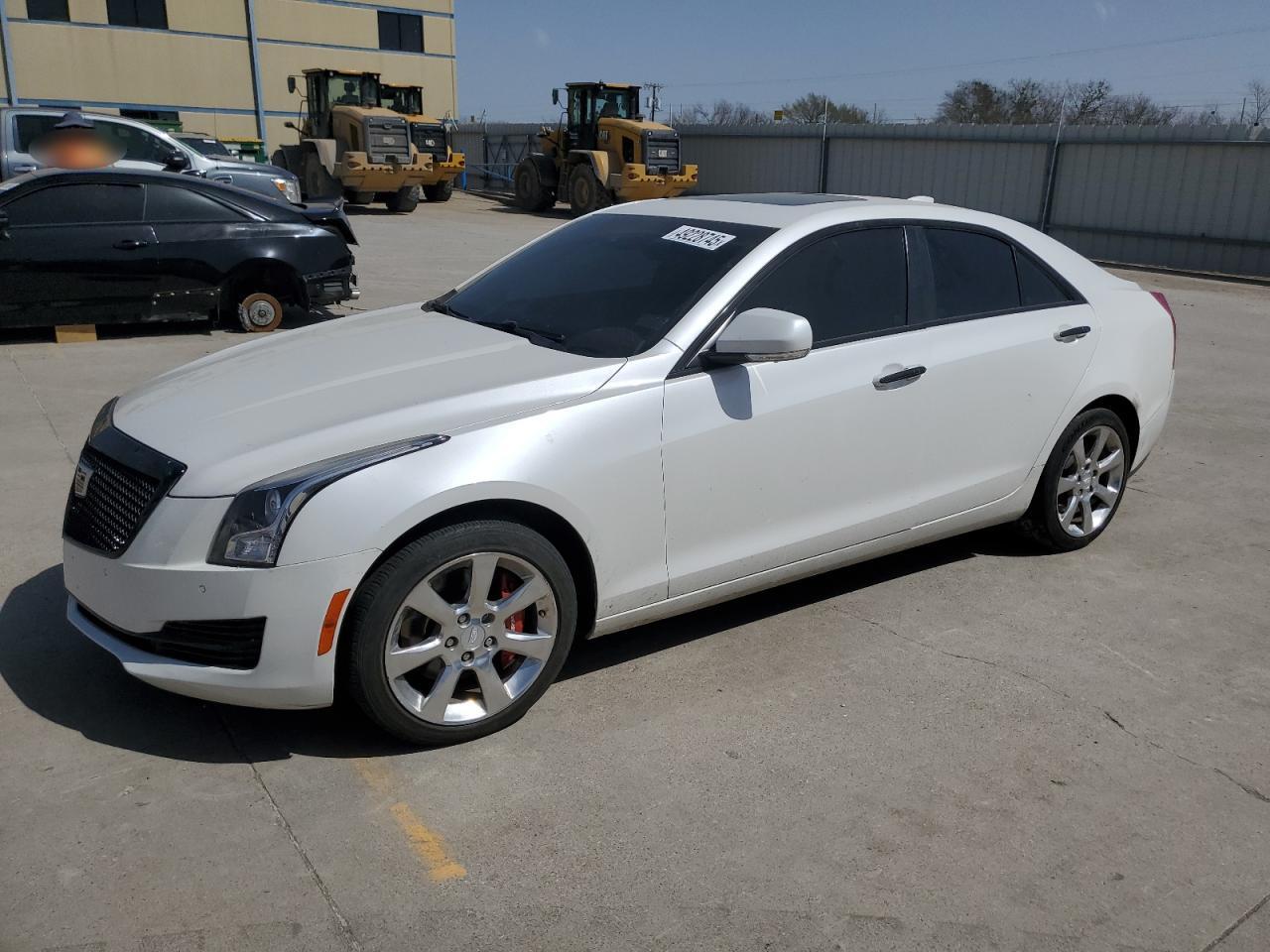 2016 CADILLAC ATS WHITE VIN: 1G6AB5SX8G0190844