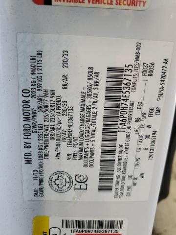 2014 FORD FUSION SE