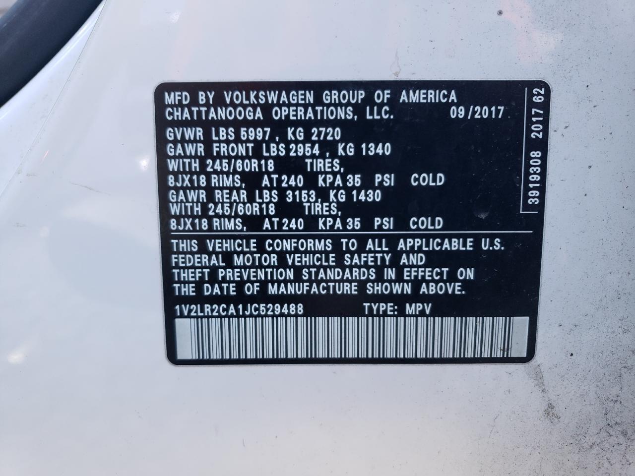 2018 Volkswagen Atlas - Image 13