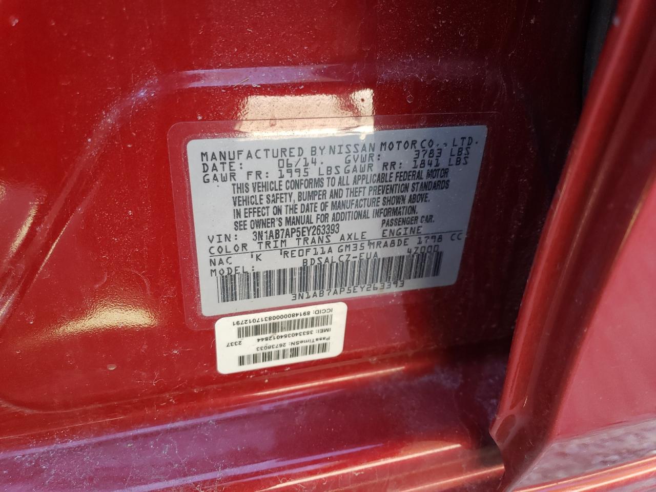 2014 Nissan Sentra - Image 12