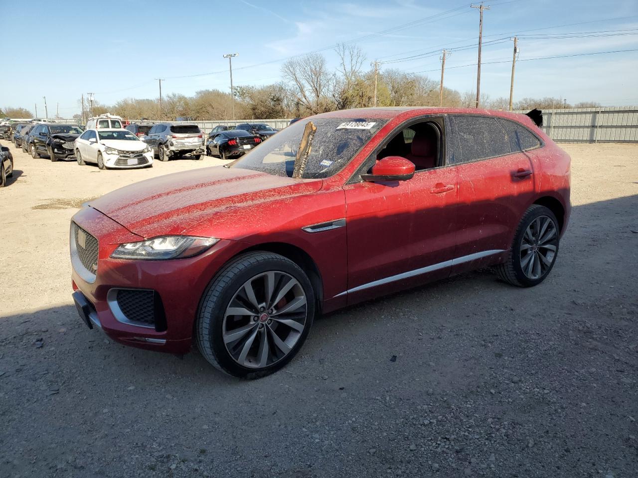 2017 Jaguar F-Pace S продається в Wilmer, TX - Top/Roof