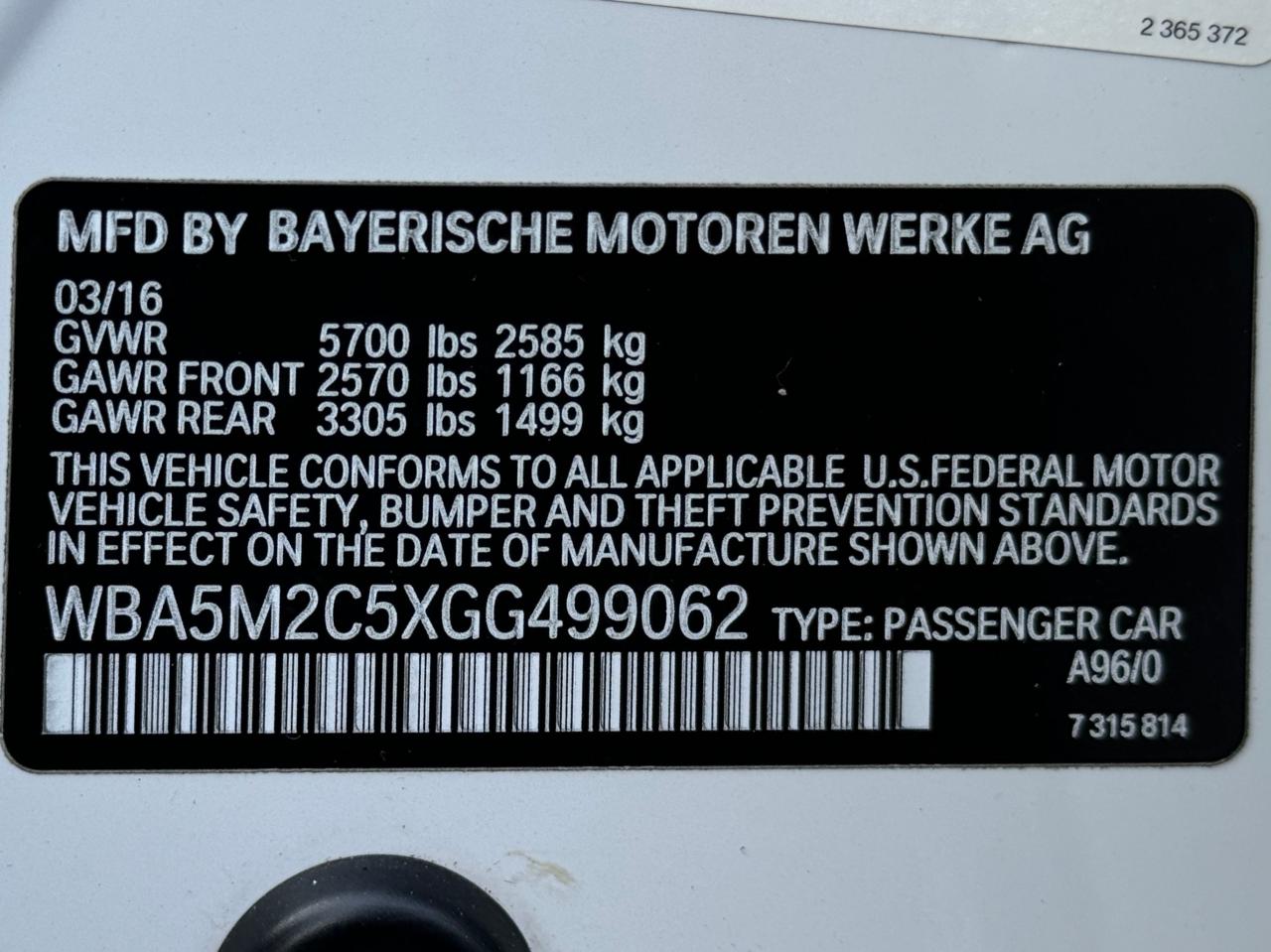 2016 BMW 5er - Image 10
