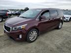 2015 Kia Sedona Ex للبيع في Antelope، CA - Front End