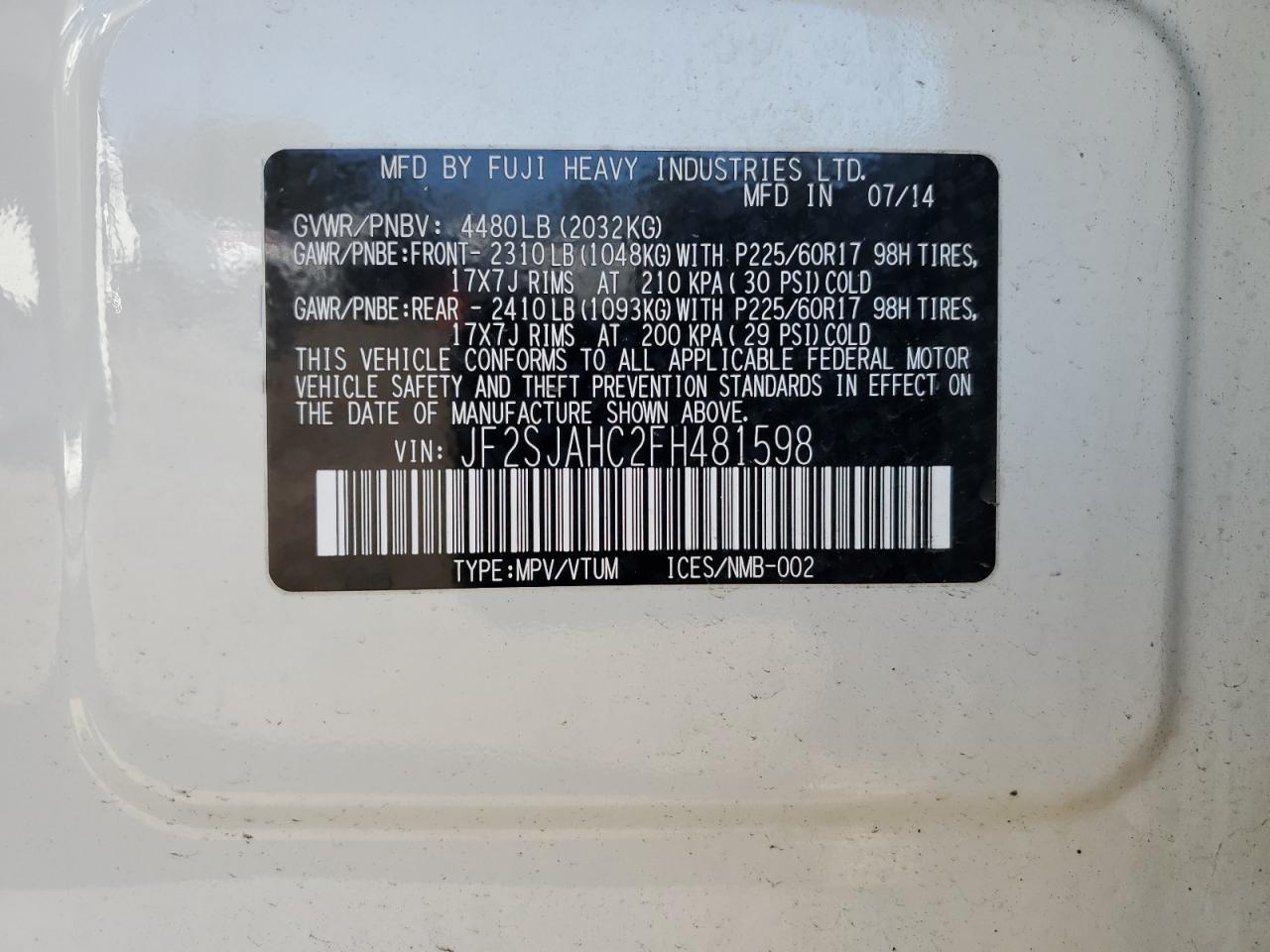 2015 Subaru Forester - Image 16