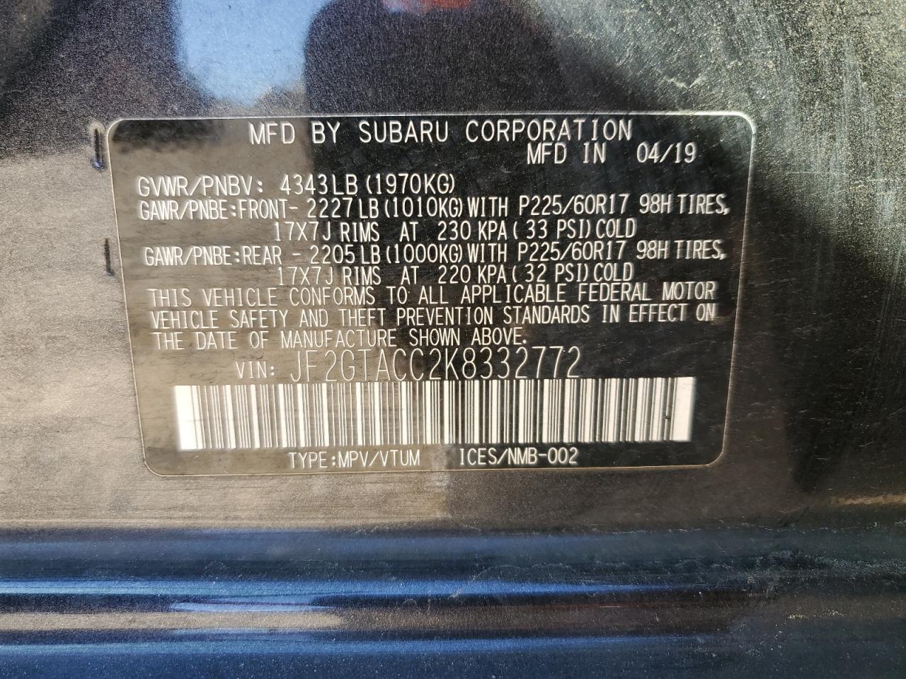 2019 Subaru XV - Image 15