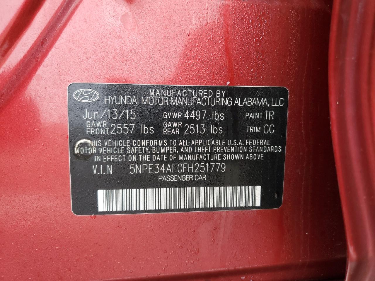 2015 Hyundai Sonata - Image 15