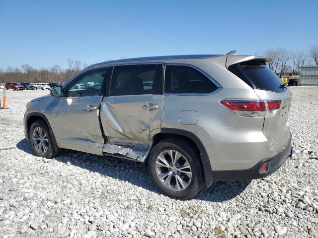  TOYOTA HIGHLANDER 2015 tan