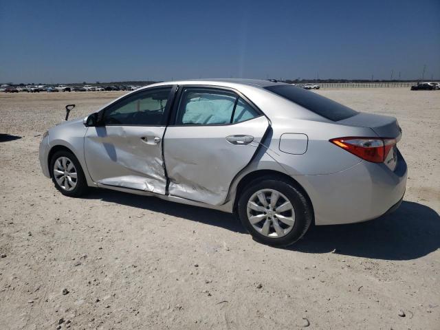 Sedans TOYOTA COROLLA 2016 Srebrny