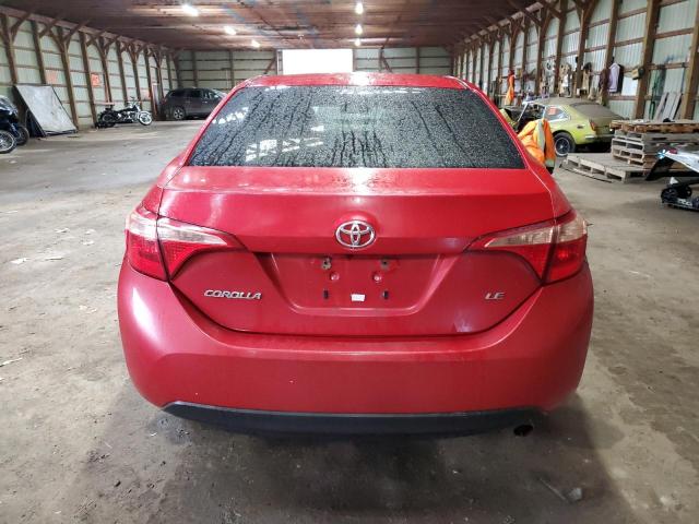  TOYOTA COROLLA 2018 Красный