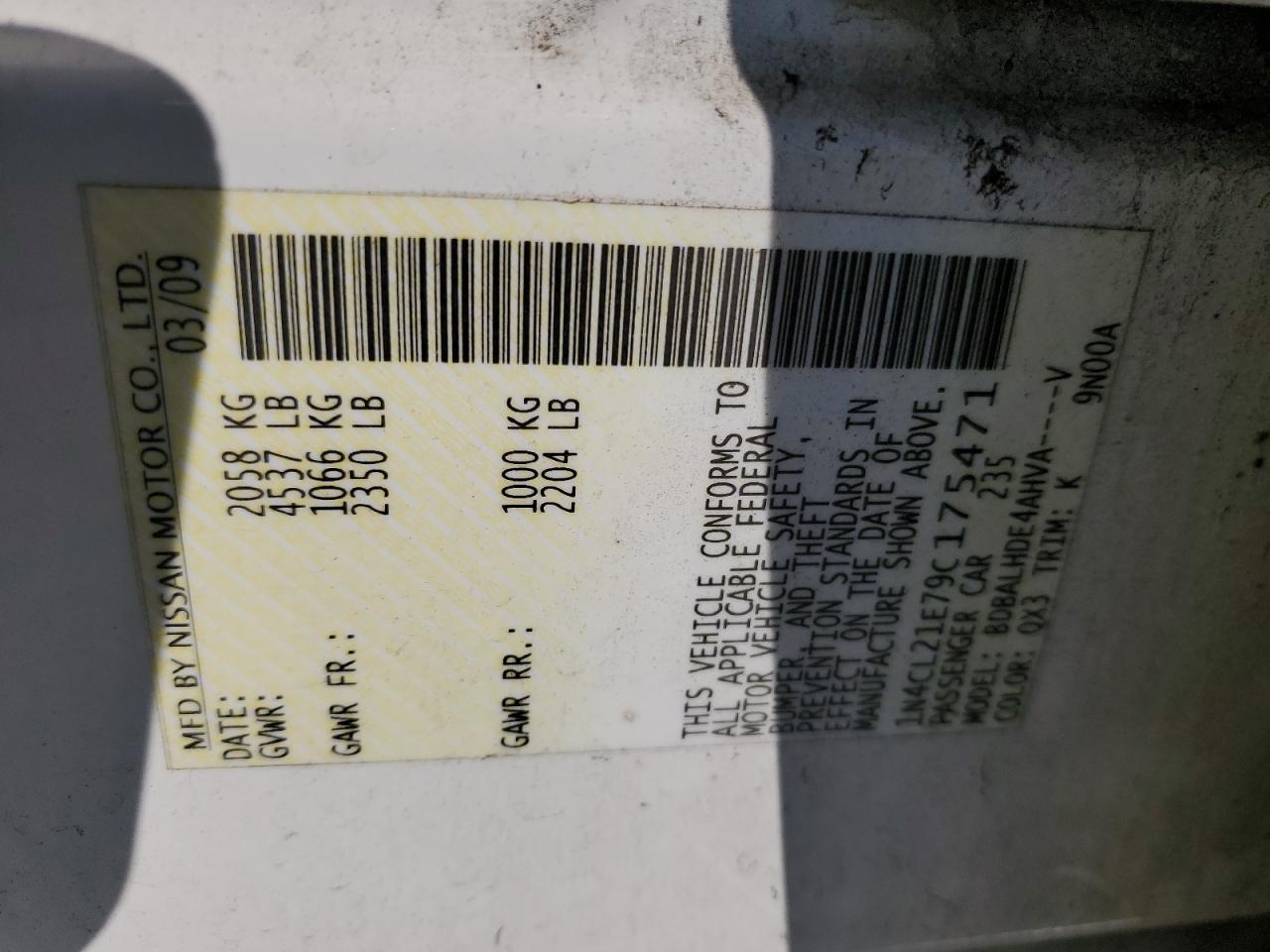 2009 Nissan Altima - Image 12