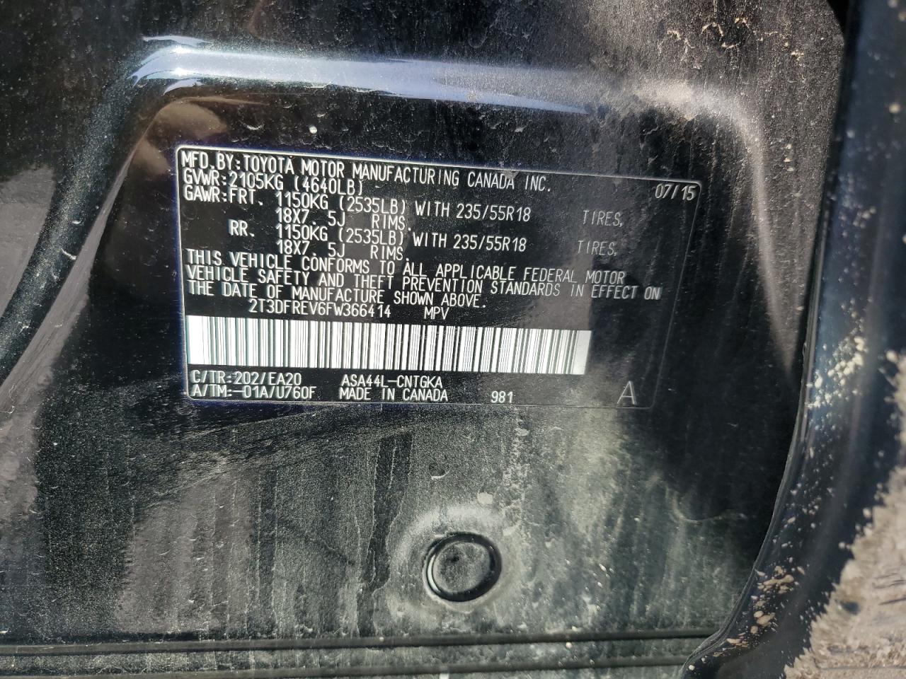 2015 Toyota RAV 4 - Image 12