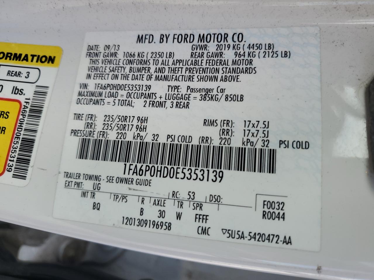2014 Ford Fusion - Image 12