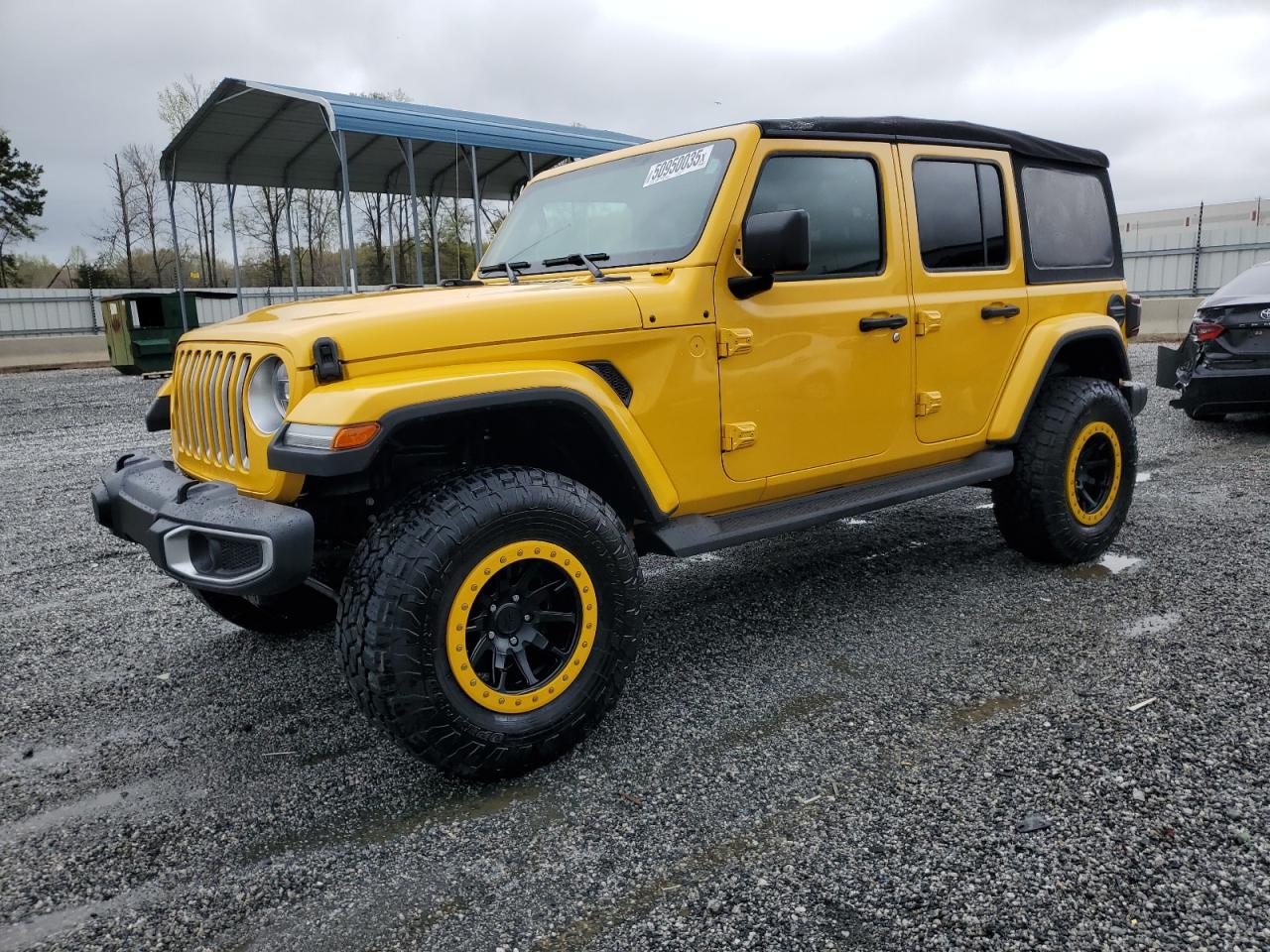 2019 Jeep Wrangler Unlimited Sahara للبيع في Spartanburg، SC - Side