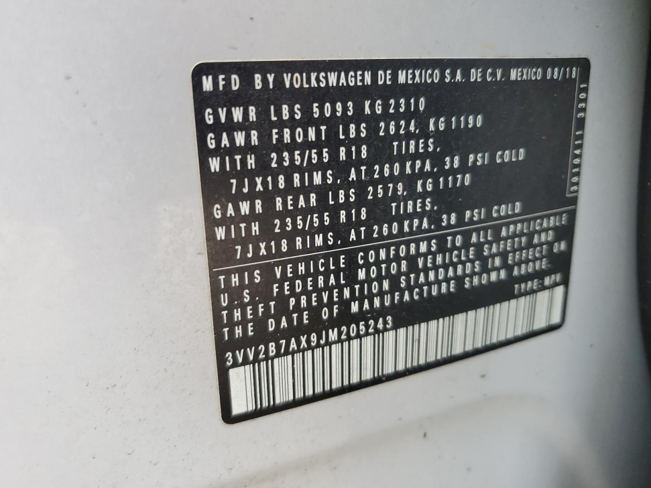 2018 Volkswagen Tiguan - Image 15