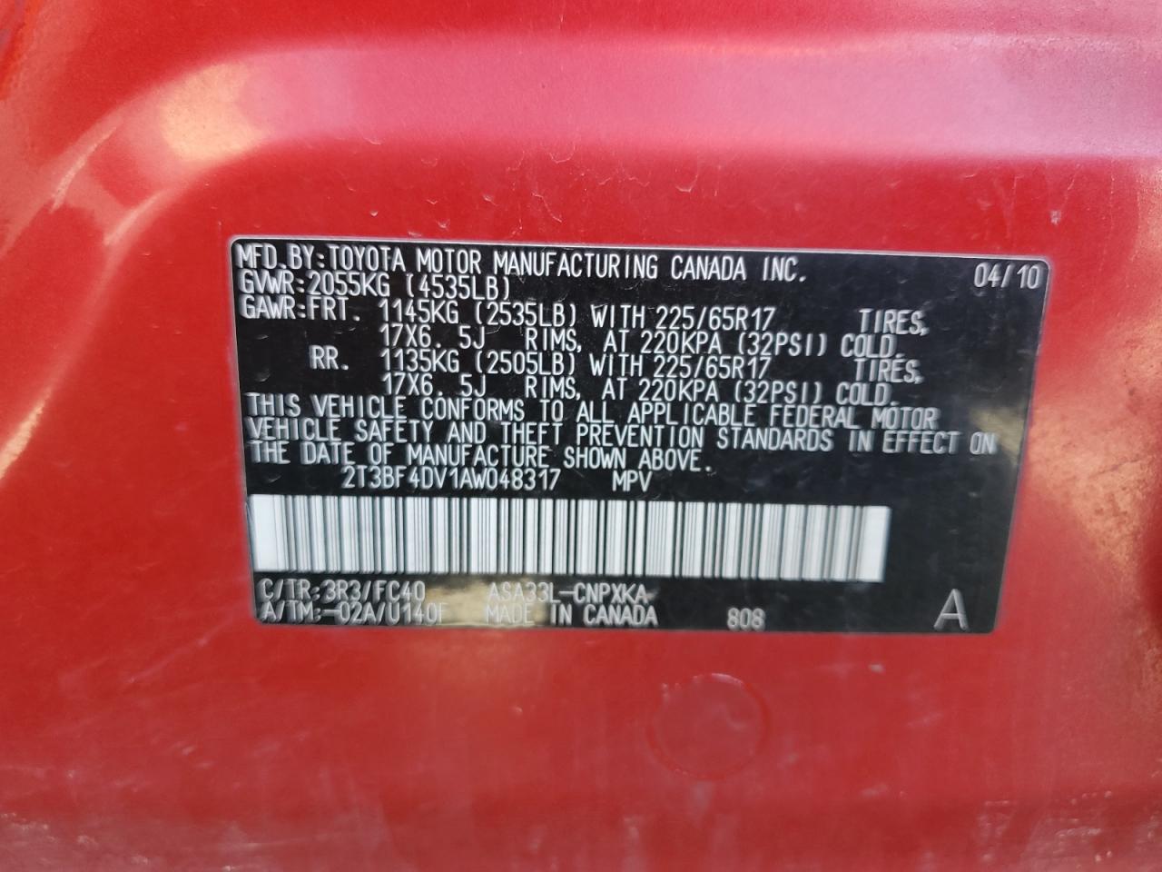 2010 Toyota RAV 4 - Image 13