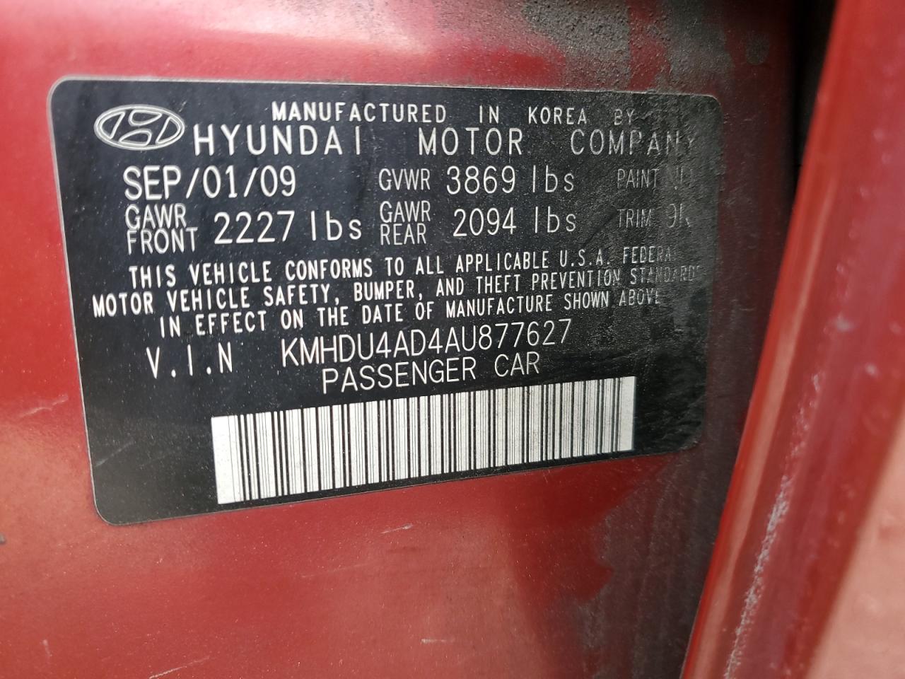 2010 Hyundai Elantra - Image 12