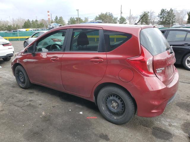  NISSAN VERSA 2017 Czerwony