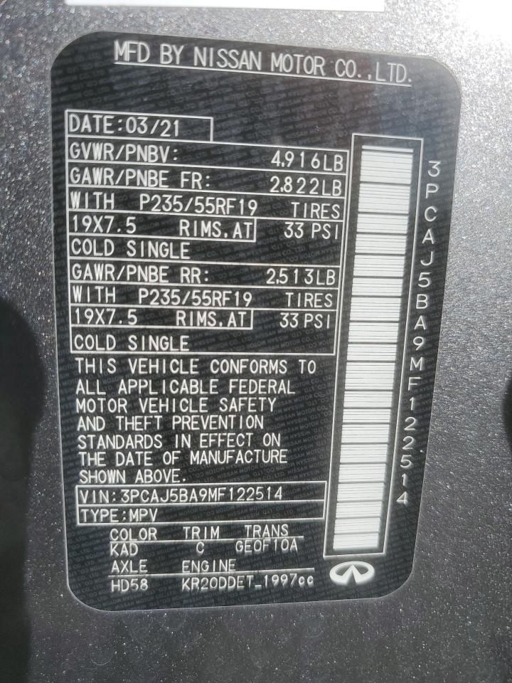 2021 Infiniti QX50 - Image 12