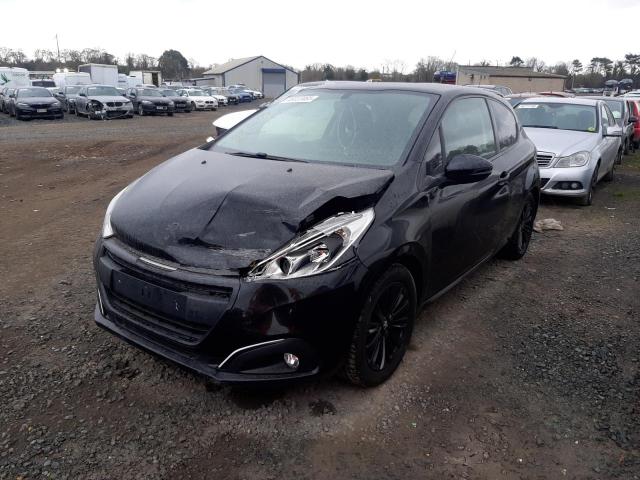 2017 PEUGEOT 208 BLACK for sale at Copart WOLVERHAMPTON