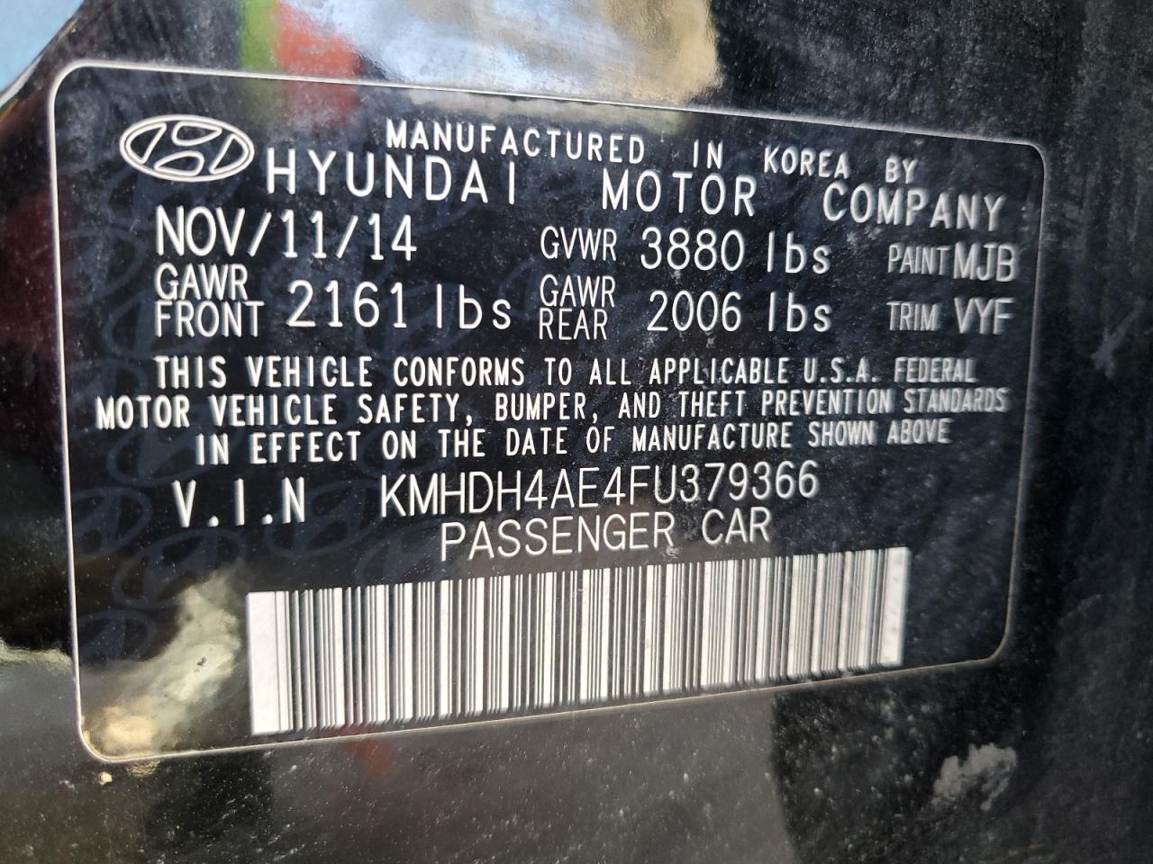 2015 Hyundai Elantra - Image 14