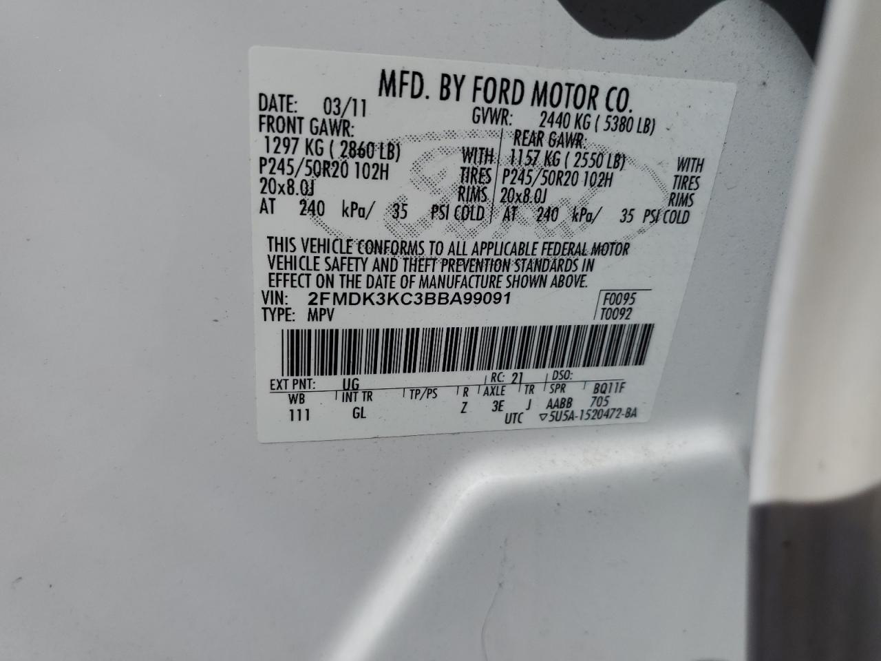 2011 Ford Edge - Image 13