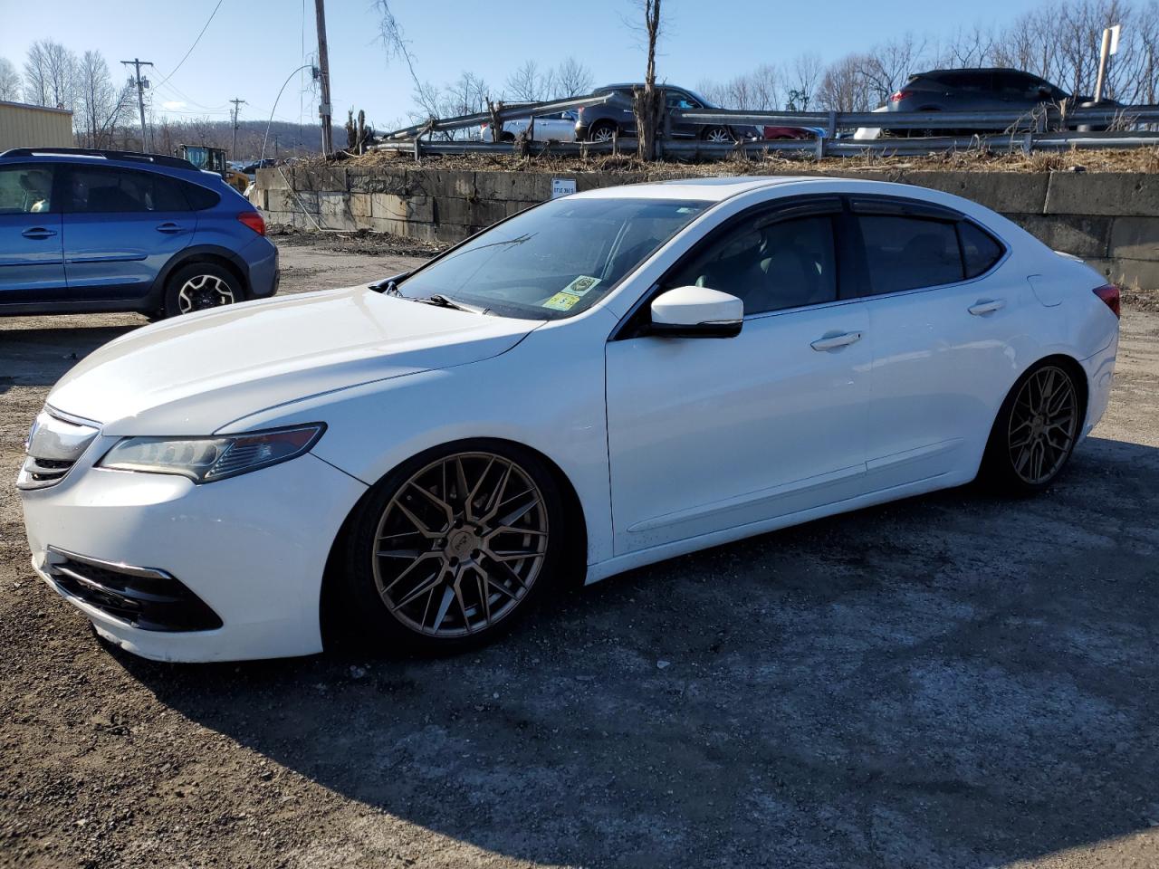2016 Acura Tlx Tech იყიდება Marlboro-ში, NY - Front End
