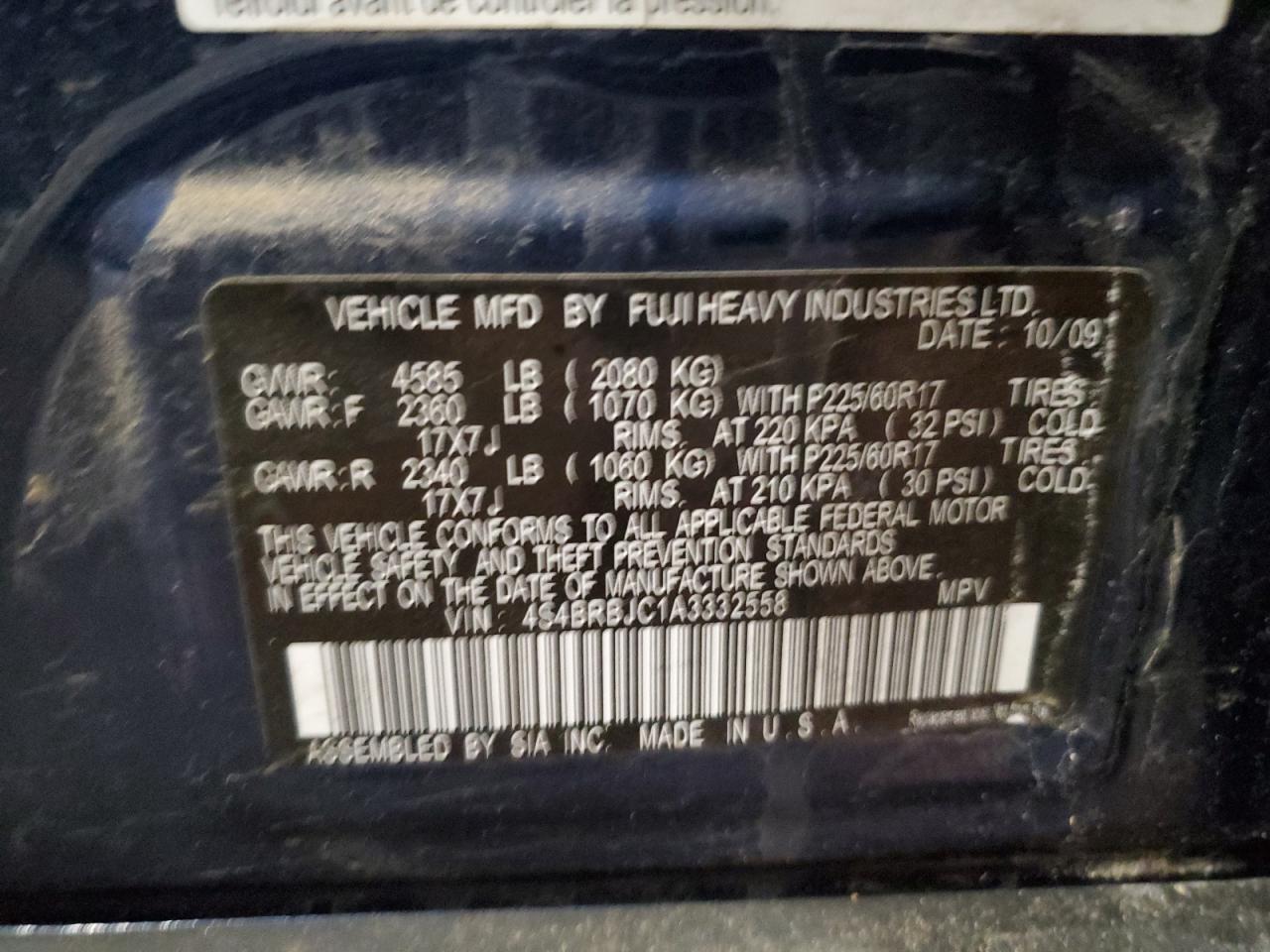 2010 Subaru Outback - Image 13