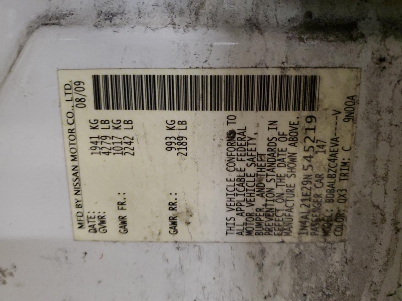 2009 Nissan Altima - Image 13