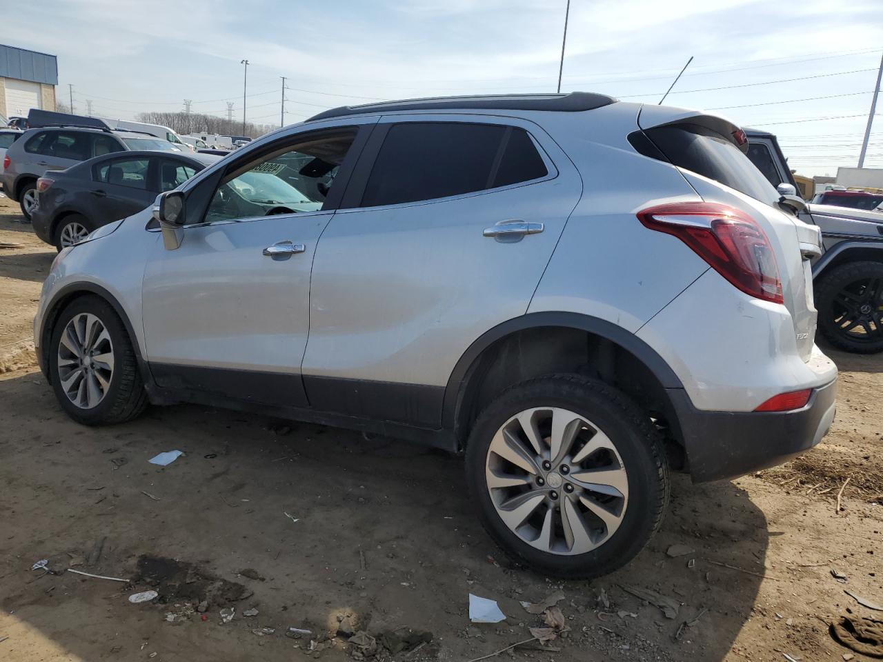 2017 Buick Encore Preferred silver suv gas KL4CJASB8HB190235 photo #3