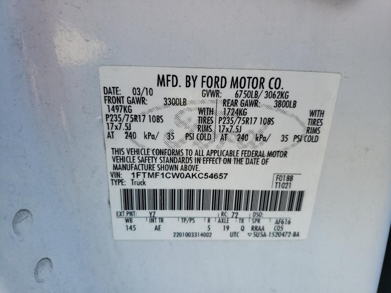 2010 Ford F-150 - Image 12