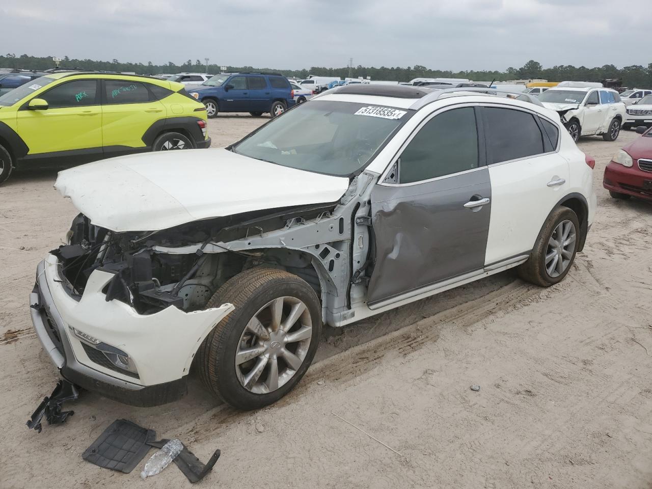 2016 Infiniti Qx50 للبيع في Houston، TX - Front End