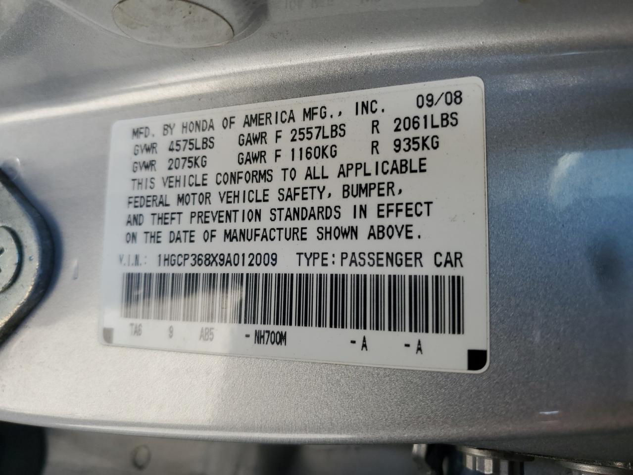 2009 Honda Accord - Image 13