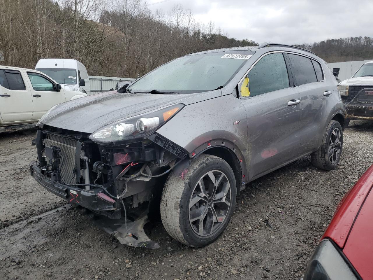 2021 Kia Sportage Ex for Sale in Hurricane, WV - Rear End