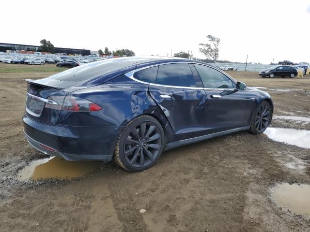 Хэтчбеки TESLA MODEL S 2014 Синий