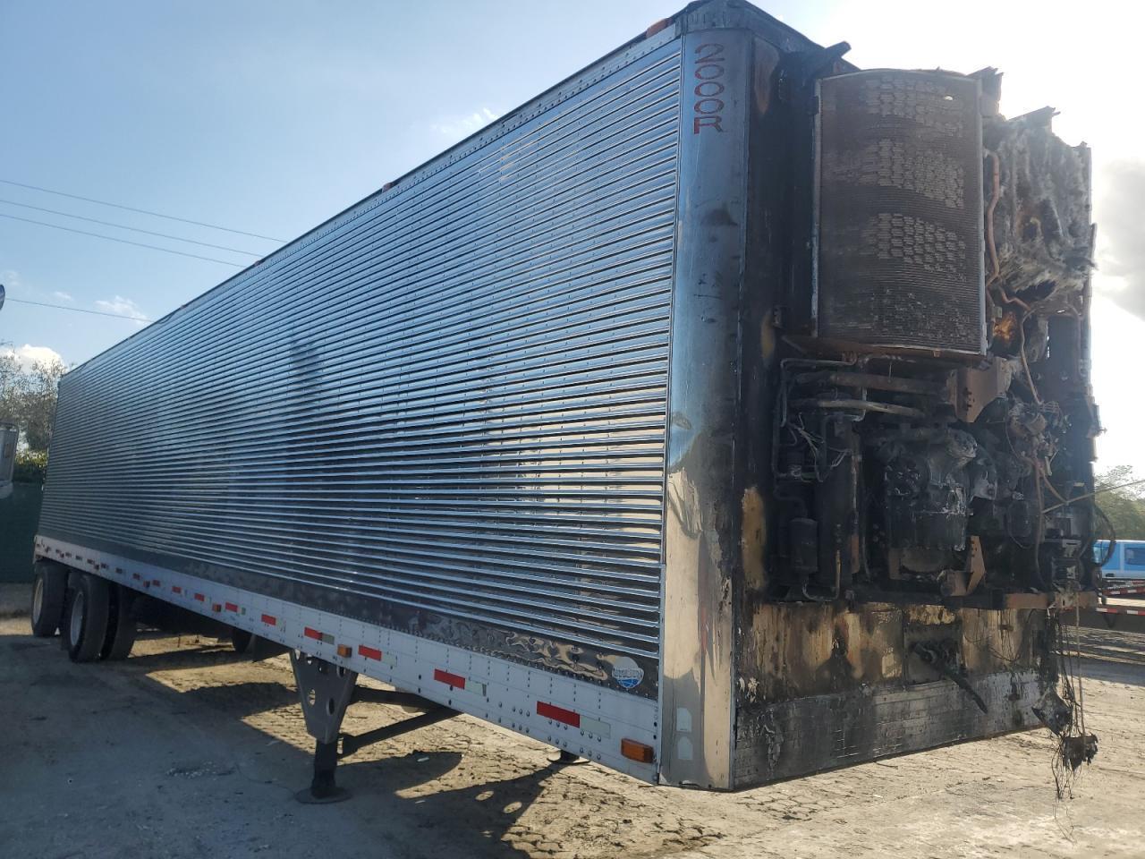 2001 Utility Refrigerated Van Trailer за продажба в West Palm Beach, FL - Burn