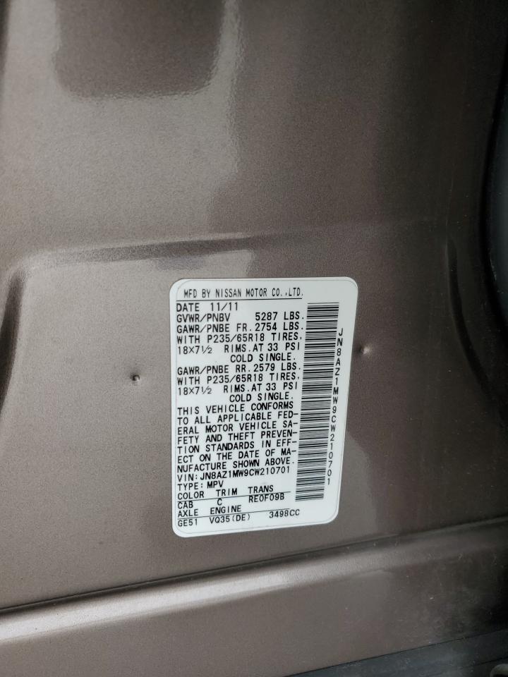 2012 Nissan Murano - Image 13