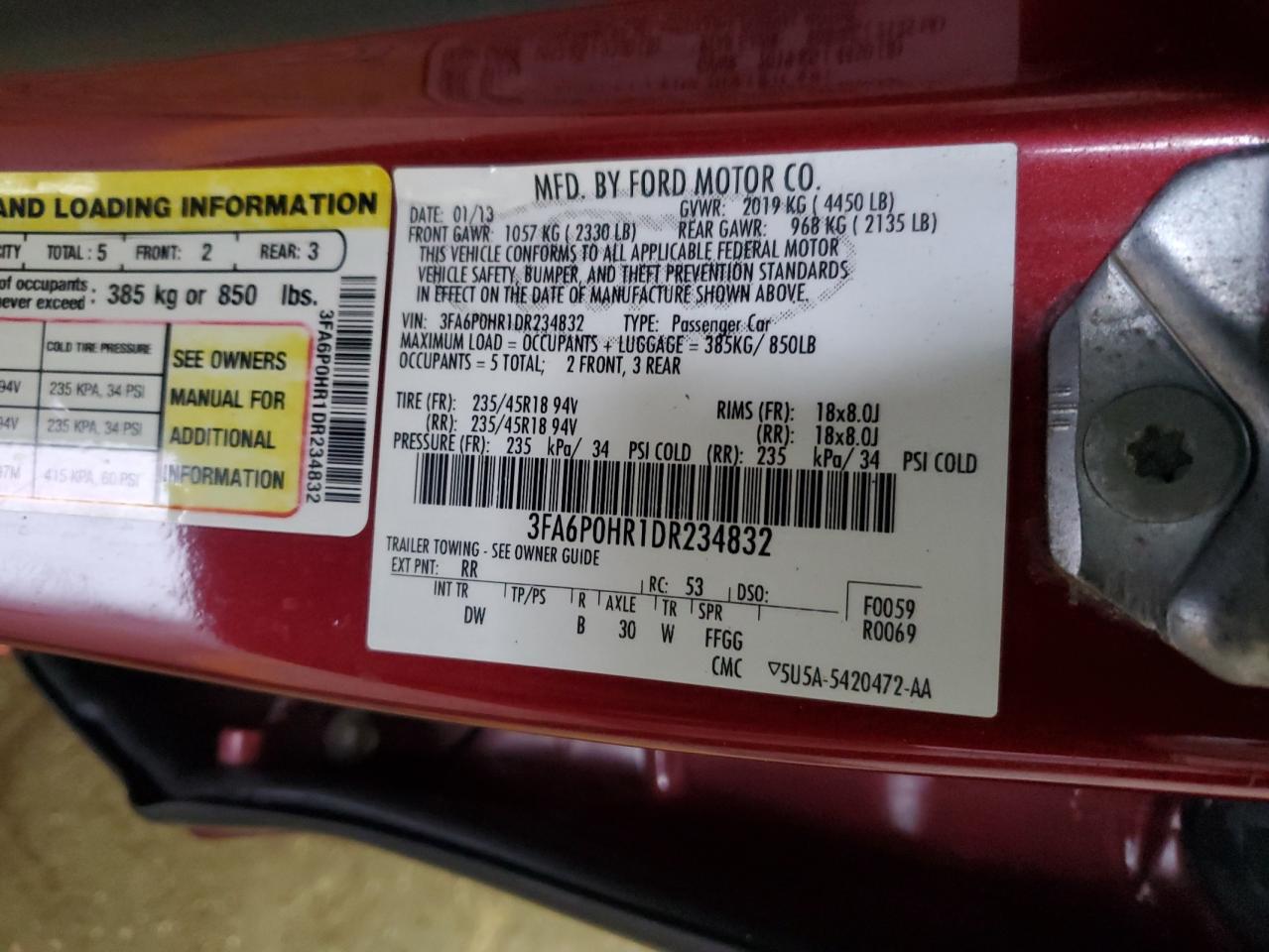 2013 Ford Fusion - Image 13