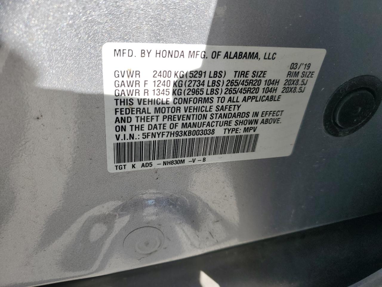 2019 Honda Passport - Image 13