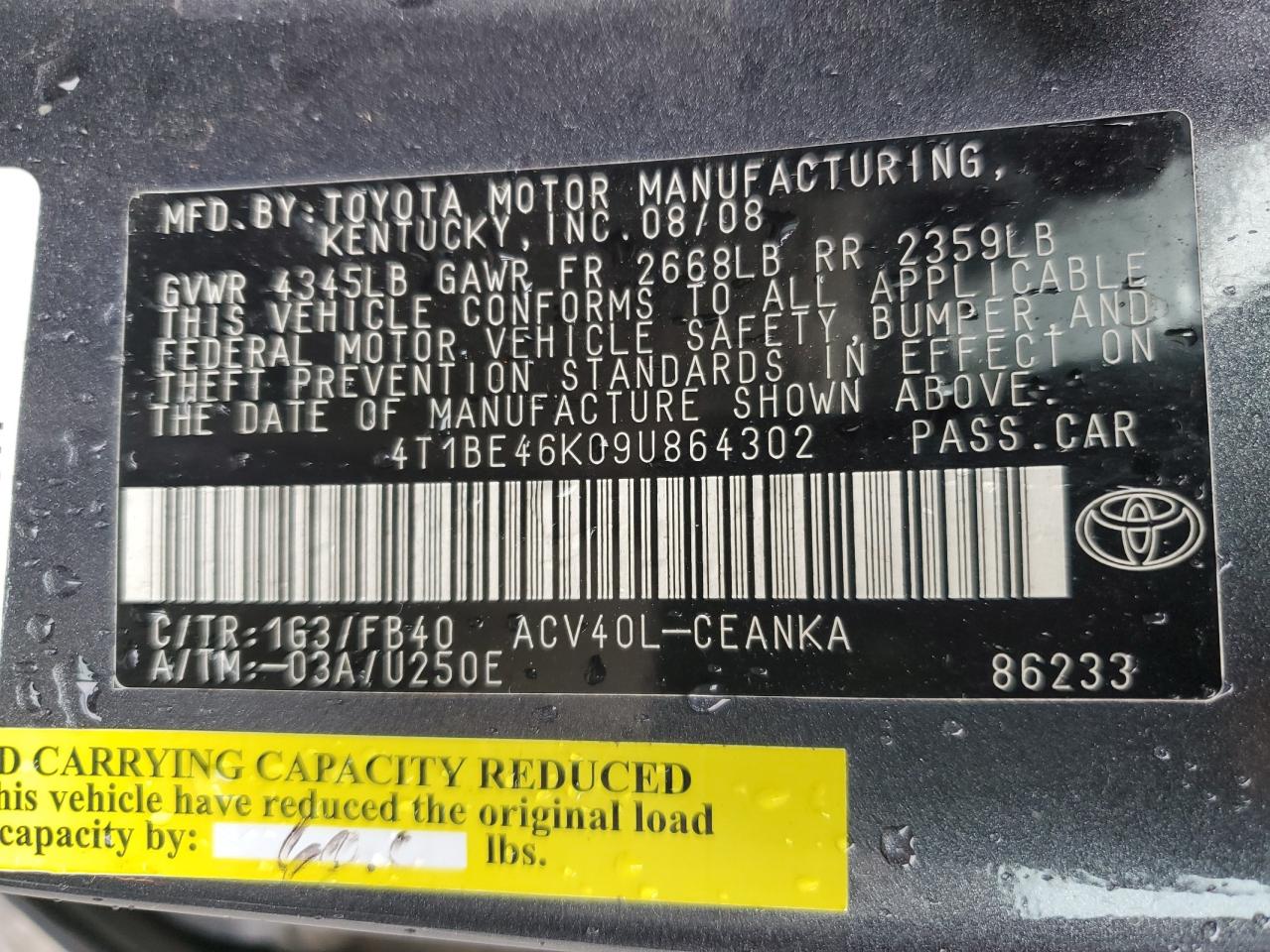 2009 Toyota Camry - Image 14