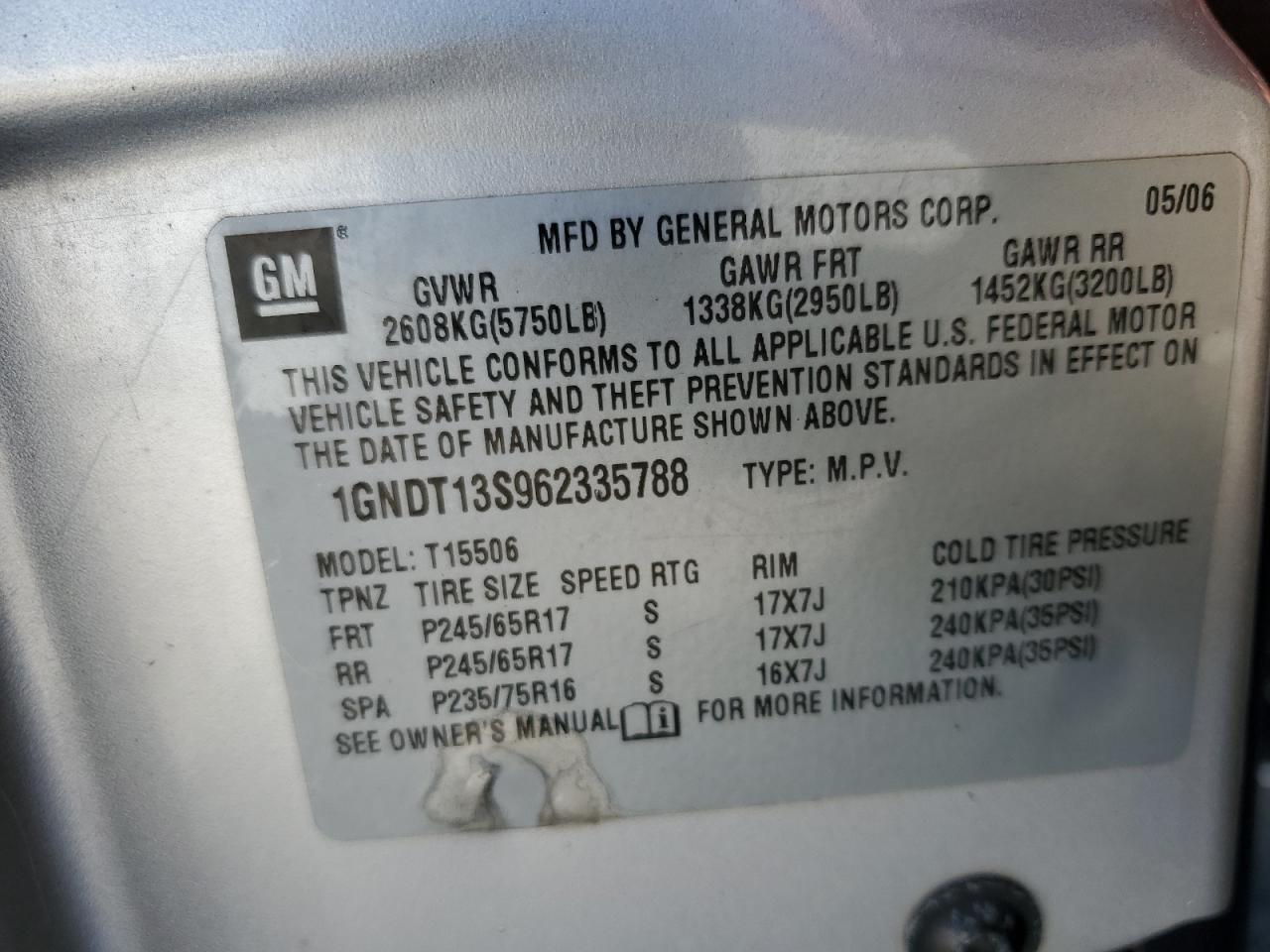 2006 Chevrolet TrailBlazer - Image 14